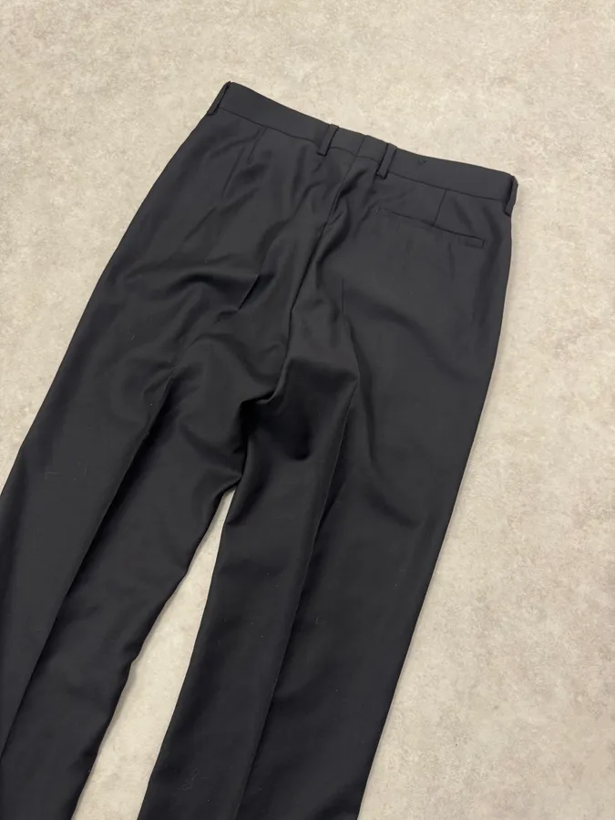 Dior Uniform Black Wool Classy Tailored Pants - Image 7