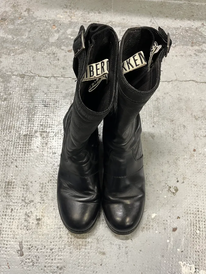 Dirk Bikkembergs Black Ankle Leather Boots - Image 6