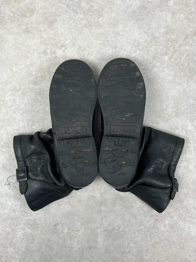Dirk Bikkembergs Black Leather Ankle Boots - Image 7