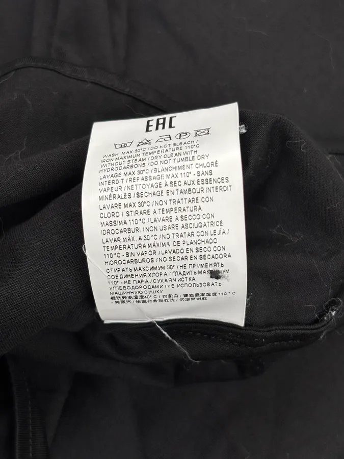 Dirk Bikkembergs Sport Couture Black Nylon Zip Polo Longsleeve - Image 10
