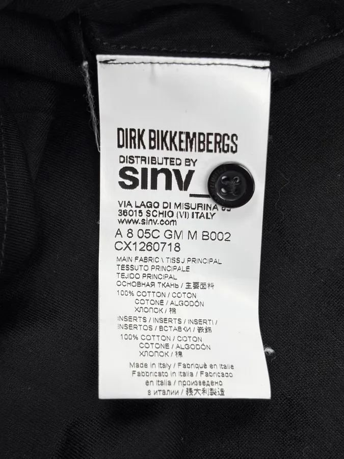 Dirk Bikkembergs Sport Couture Black Nylon Zip Polo Longsleeve - Image 9