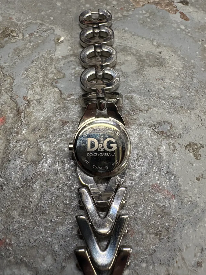 Dolce & Gabbana 2 Sides Contemporary Silver Steel Watch - Image 5