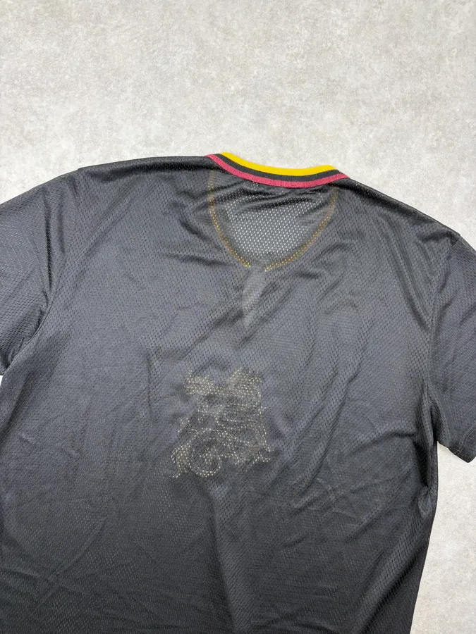 Dolce & Gabbana Black Mesh Dragon Embroidered T-Shirt - Image 6
