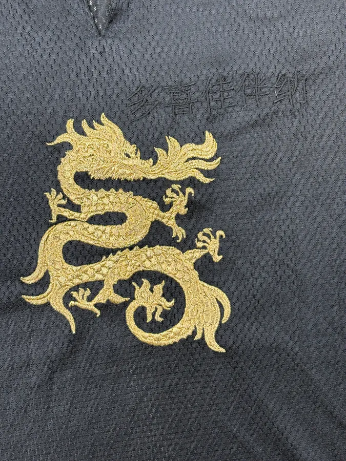 Dolce & Gabbana Black Mesh Dragon Embroidered T-Shirt - Image 7
