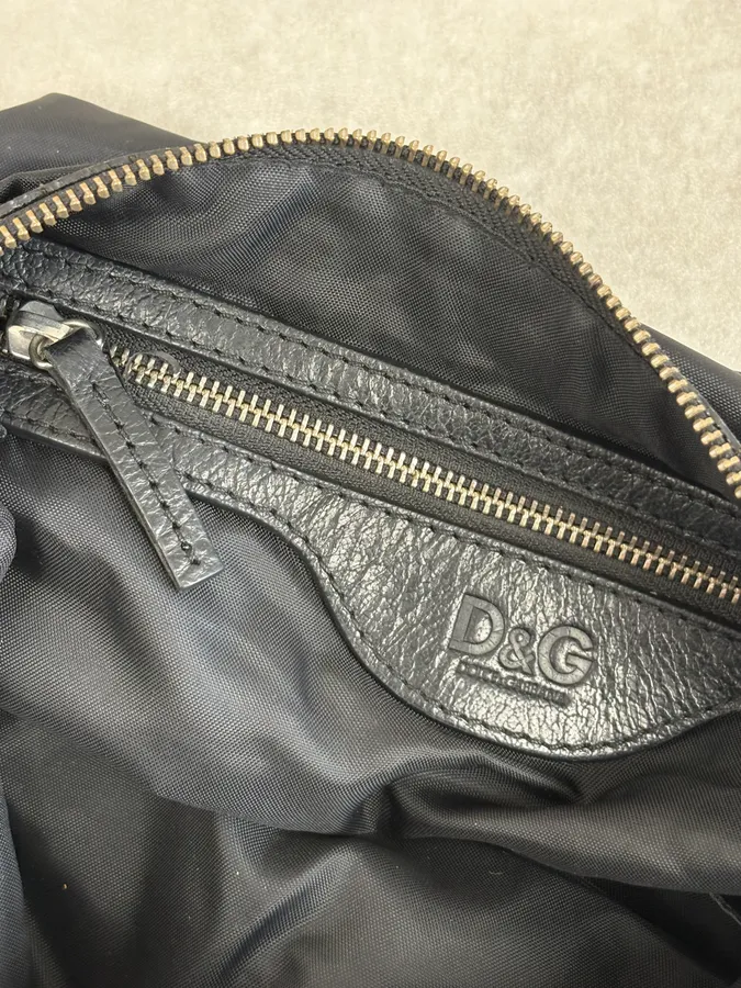 Dolce & Gabbana Black Multi Pocket Cross Body Bag - Image 10
