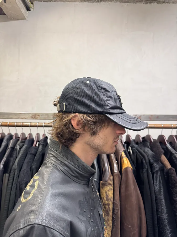 Dolce & Gabbana Black Nylon Cap - Image 4
