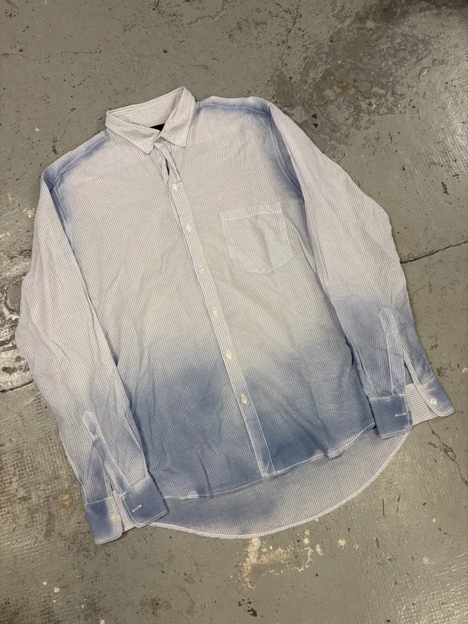 Dolce & Gabbana Blue Atmosphere Gradient Shirt - Image 4