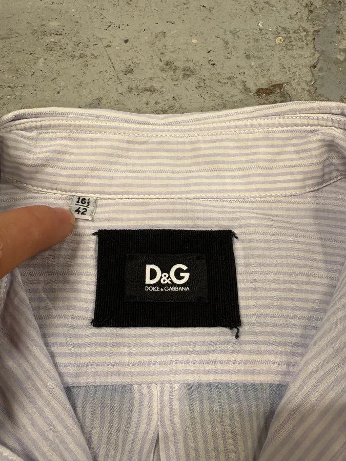 Dolce & Gabbana Blue Atmosphere Gradient Shirt - Image 9
