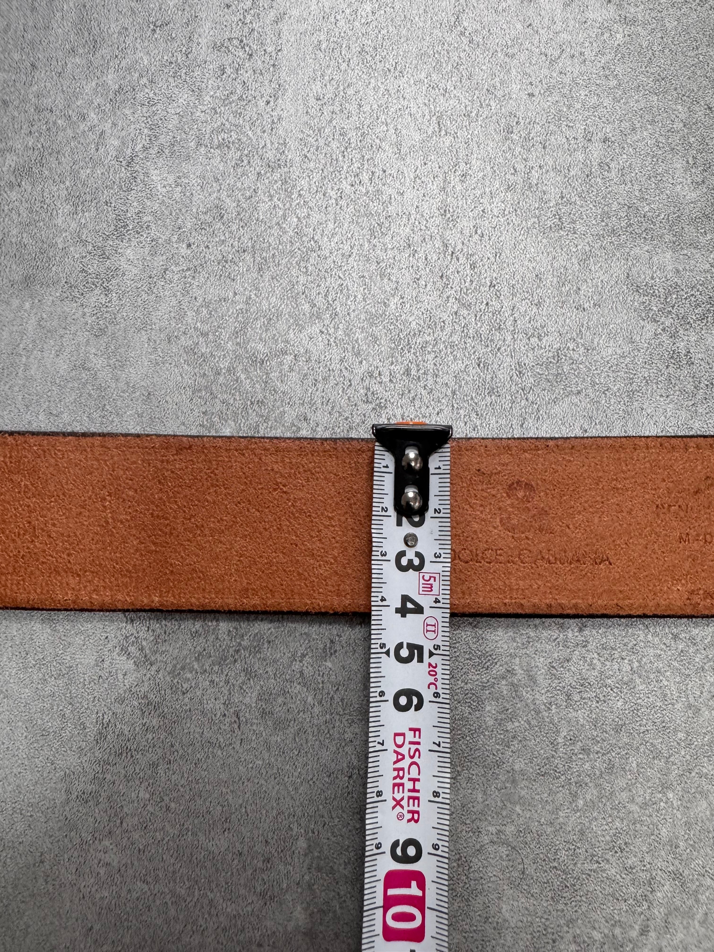 Dolce & Gabbana Brown Leather Belt - Image 4