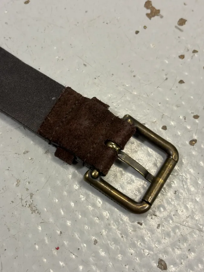 Dolce & Gabbana Brown Suede Studded Belt - Image 8