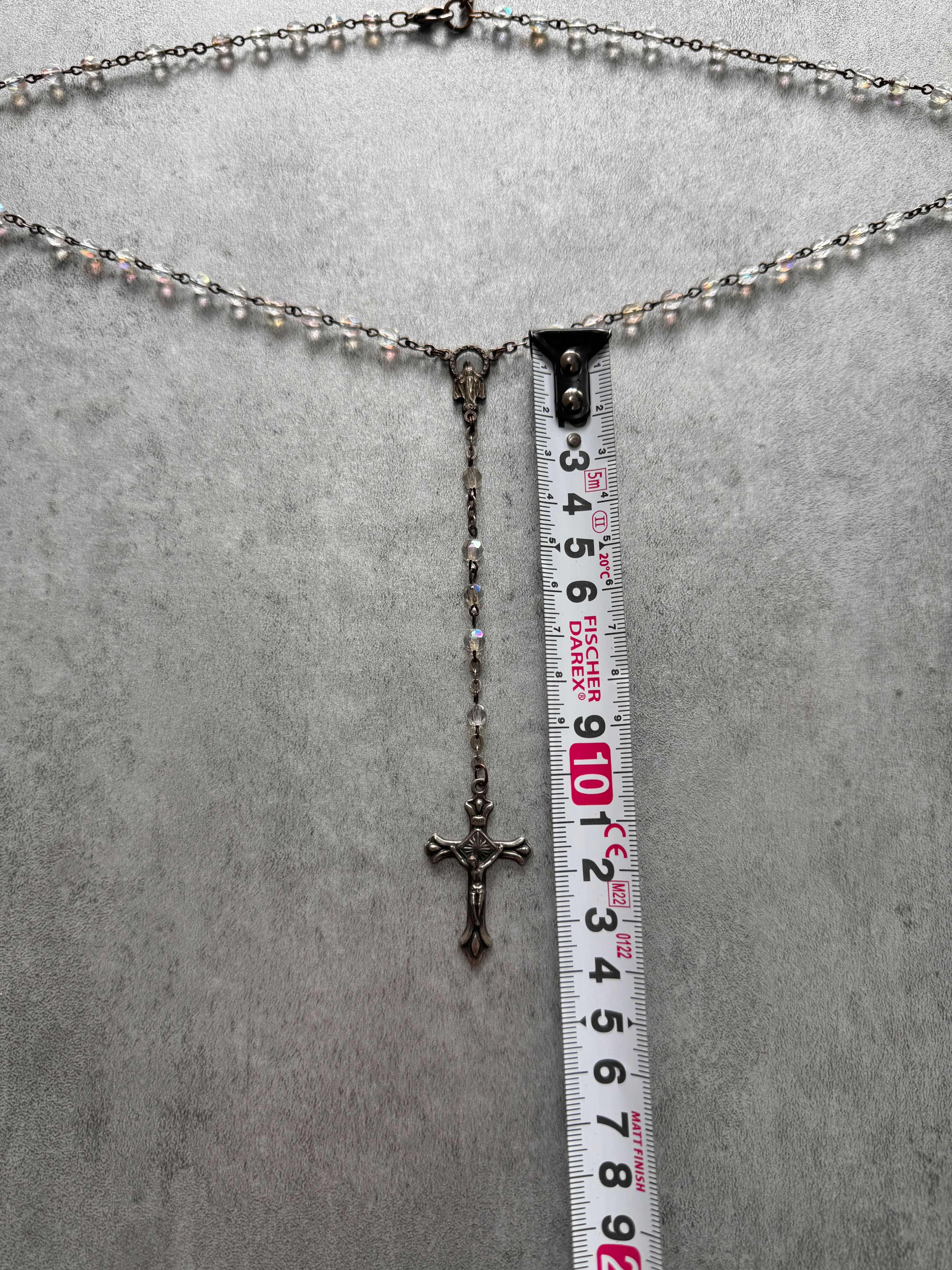 Dolce & Gabbana Crystal Rosary Necklace (OS) - Image 7