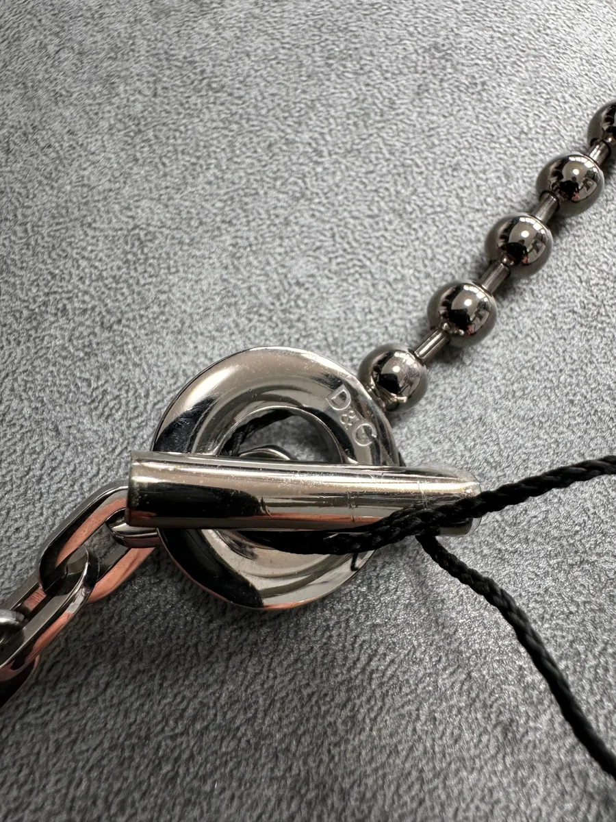 Dolce & Gabbana Forçat Ball Chain Link Stainless Steel Bracelet - Image 7
