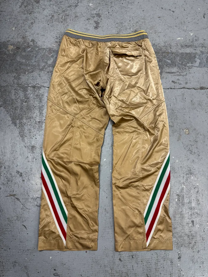 2000s Dolce & Gabbana Gold Sport Joggers Pants - Image 7