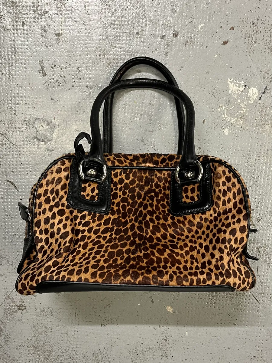 Dolce & Gabbana Lily Leopard Calf Hair Multi-Zip Handle Bag - Image 4