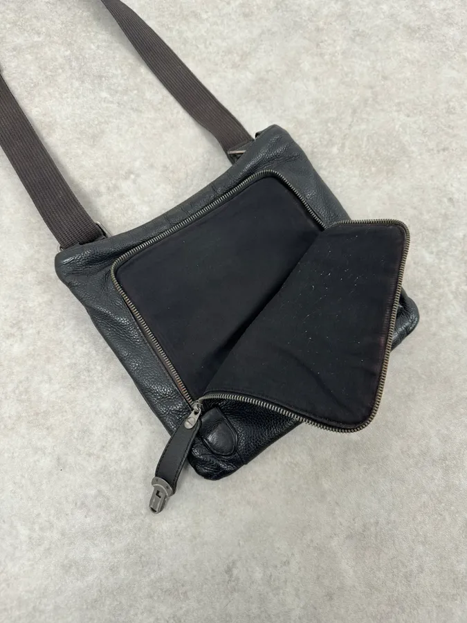 Dolce & Gabbana Lock Black Leather Shoulder Bag - Image 7