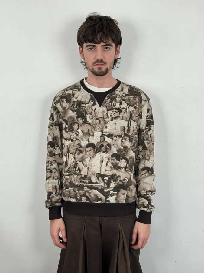 Dolce & Gabbana Mohamed Ali Boxing Grey Sweater - Image 2