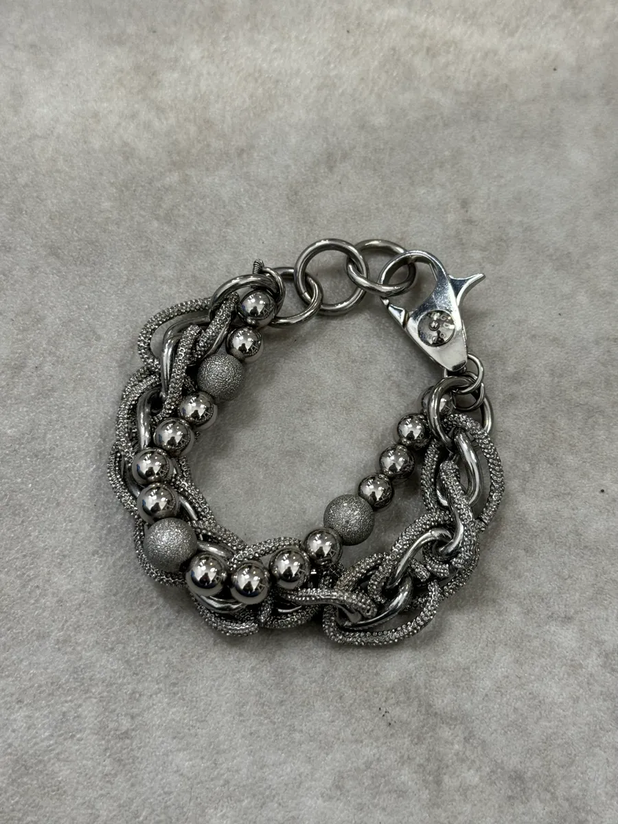 Dolce & Gabbana Multi Chain Steel Bracelet - Image 2
