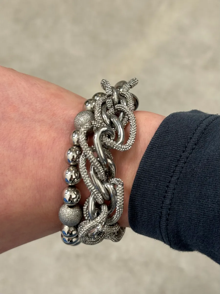 Dolce & Gabbana Multi Chain Steel Bracelet - Image 3