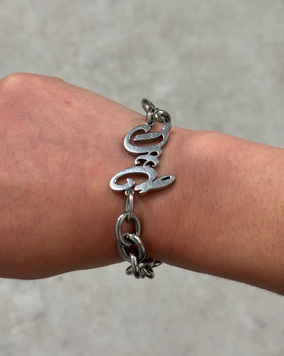 Dolce & Gabbana Stainless Steel Logo Chain Bracelet - Image 3