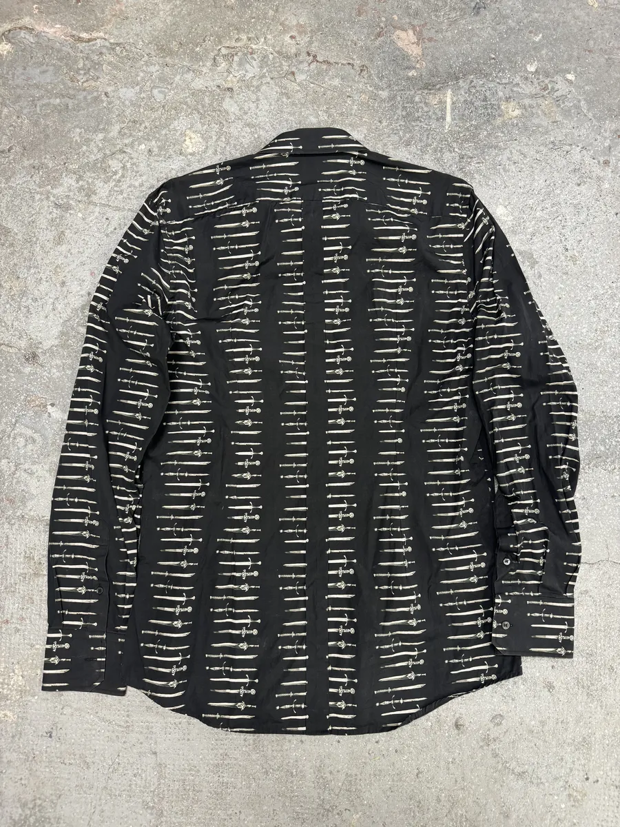 Dolce & Gabbana Swords Black & White Shirt - Image 2