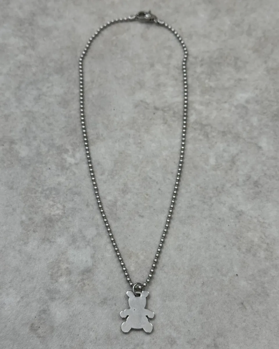 Dolce & Gabbana Teddy Bear Silver Necklace - Image 5
