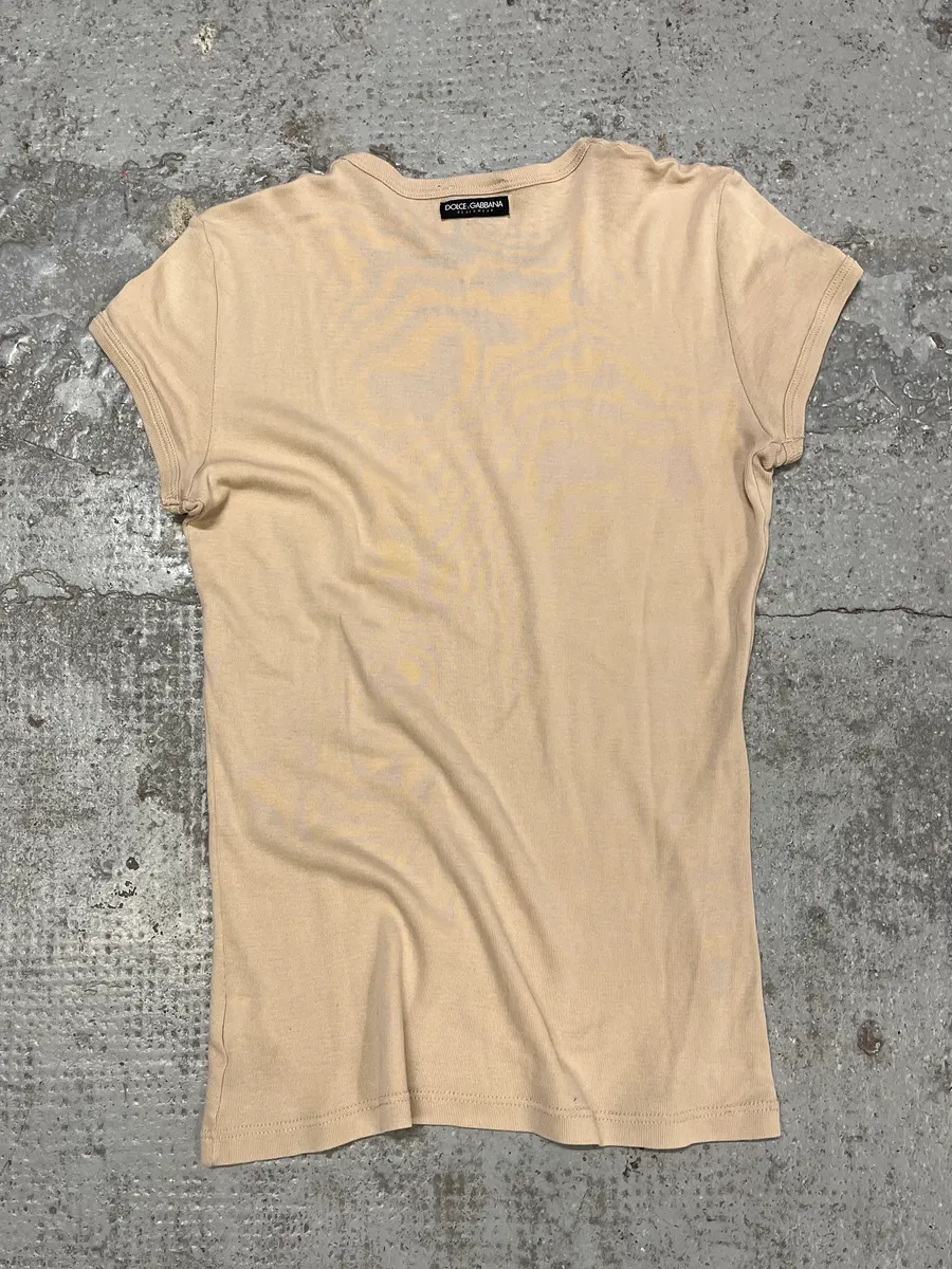 Dolce & Gabbana Wild Beige T-shirt - Image 6