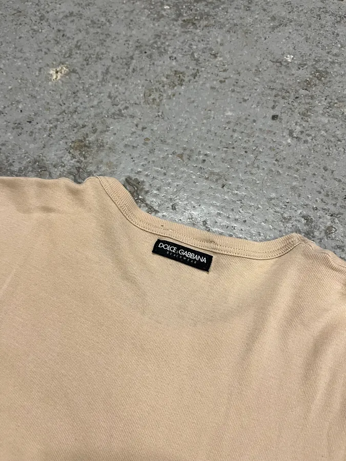 Dolce & Gabbana Wild Beige T-shirt - Image 8