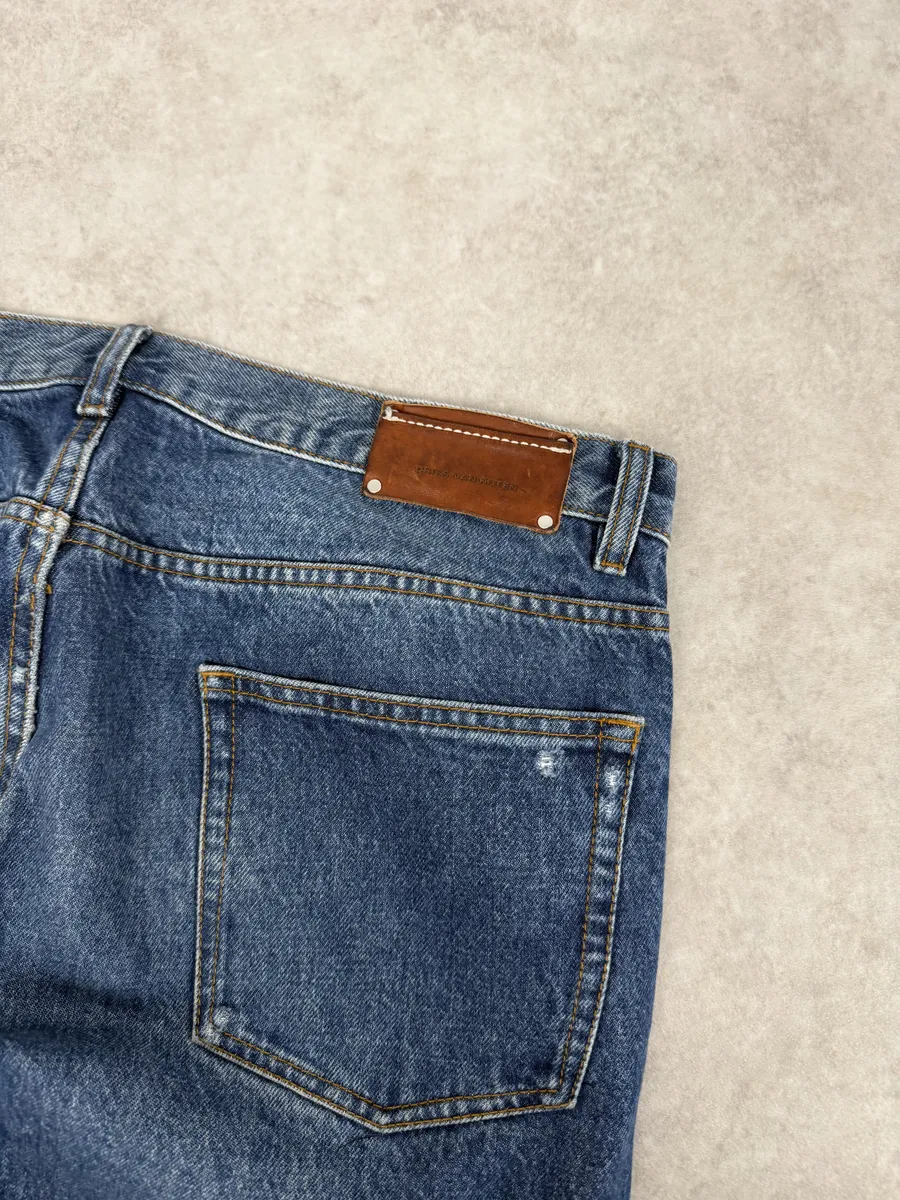 Dries Van Noten Blue Minimalist Denim Jeans - Image 5