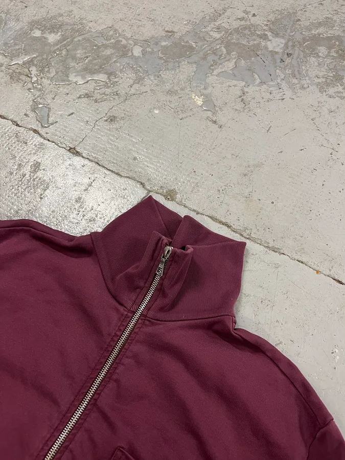 Dries Van Noten Bordeaux Zip-up Sweater - Image 6