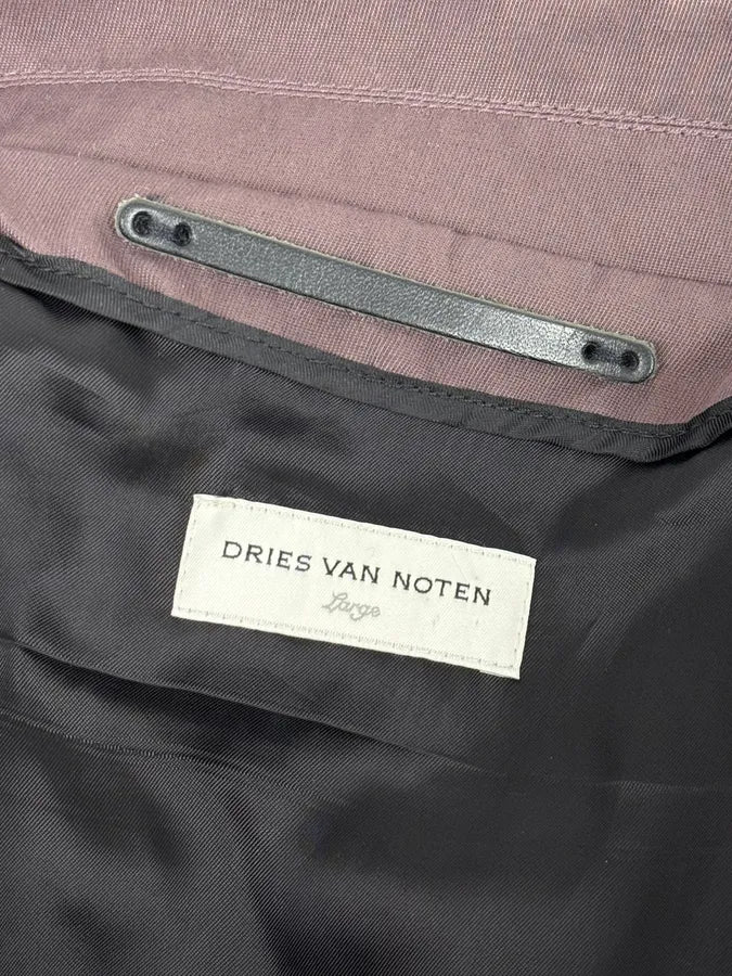 Dries Van Noten Brown Minimalist Zip-up Jacket - Image 10