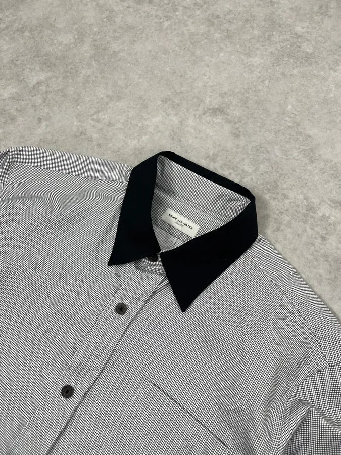 Dries Van Noten Checkered Black & White Shirt - Image 5