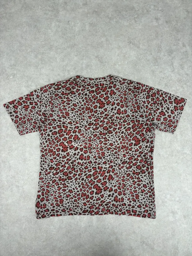 Dries Van Noten Grey Leopard Print Spotted T-Shirt - Image 5