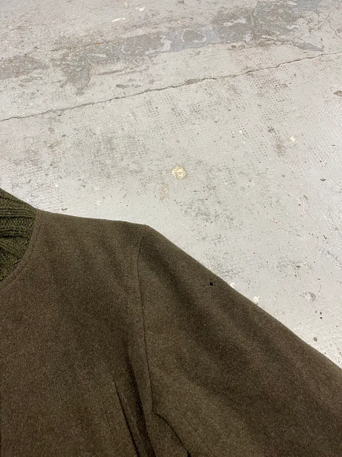 Dries Van Noten Military Green Wool Jacket - Image 7