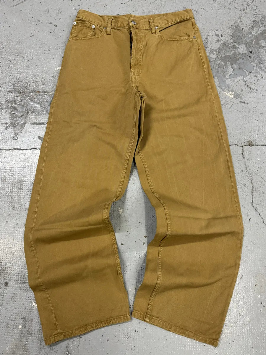 Dries Van Noten Mustard Yellow Pants - Image 3