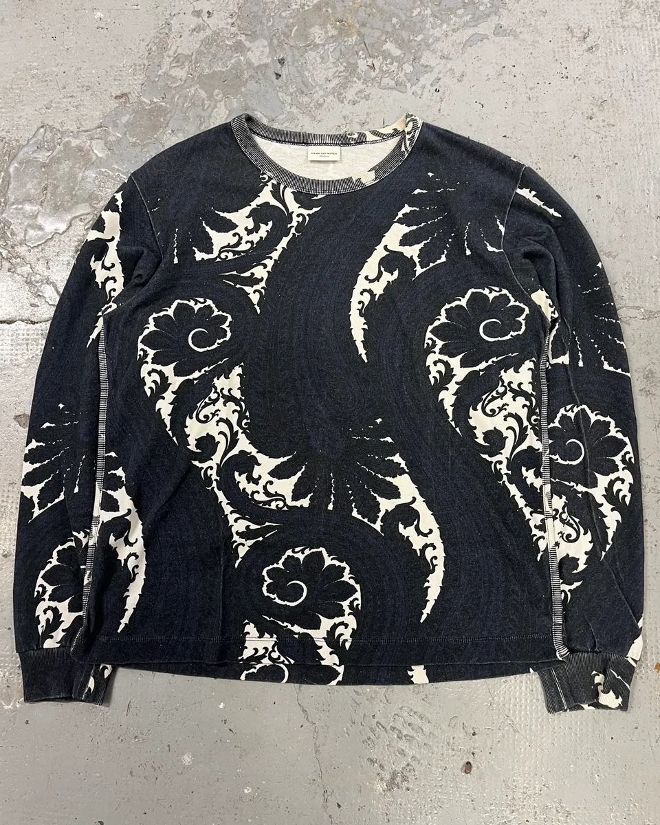 Dries Van Noten Navy Presley Sweater