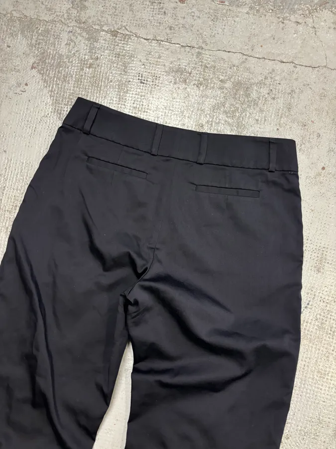 Dries Van Noten Navy Wool Slim Pants - Image 7