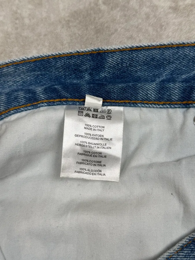Dries Van Noten Panthero Blue Washed Denim Jeans - Image 11