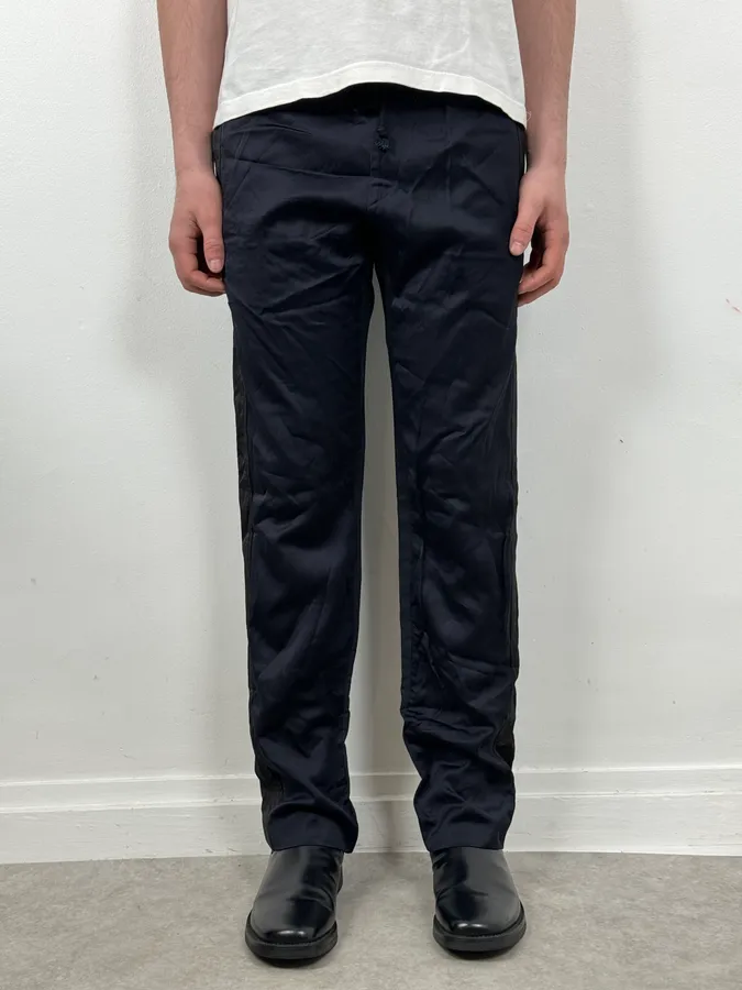 Dries Van Noten Two Tones Navy & Black Pants - Image 2