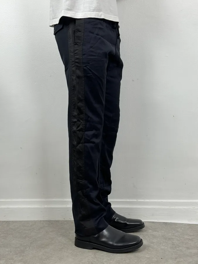 Dries Van Noten Two Tones Navy & Black Pants - Image 3