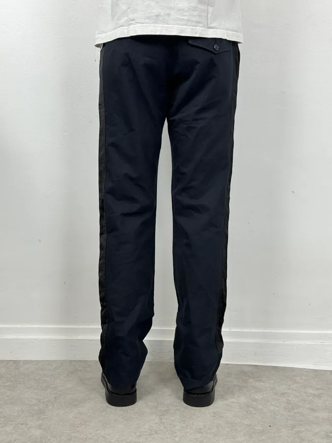 Dries Van Noten Two Tones Navy & Black Pants - Image 4