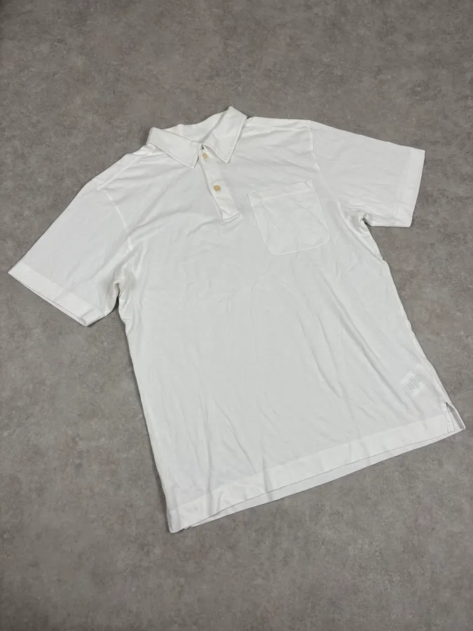 Dries Van Noten White Polo Shirt - Image 4