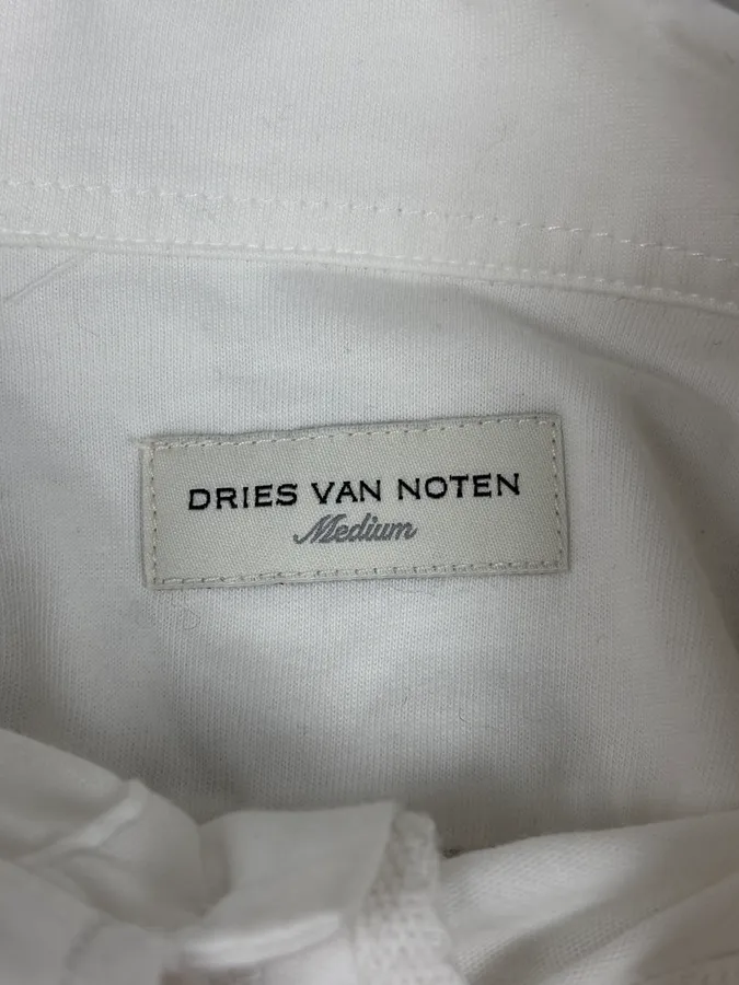 Dries Van Noten White Polo Shirt - Image 7