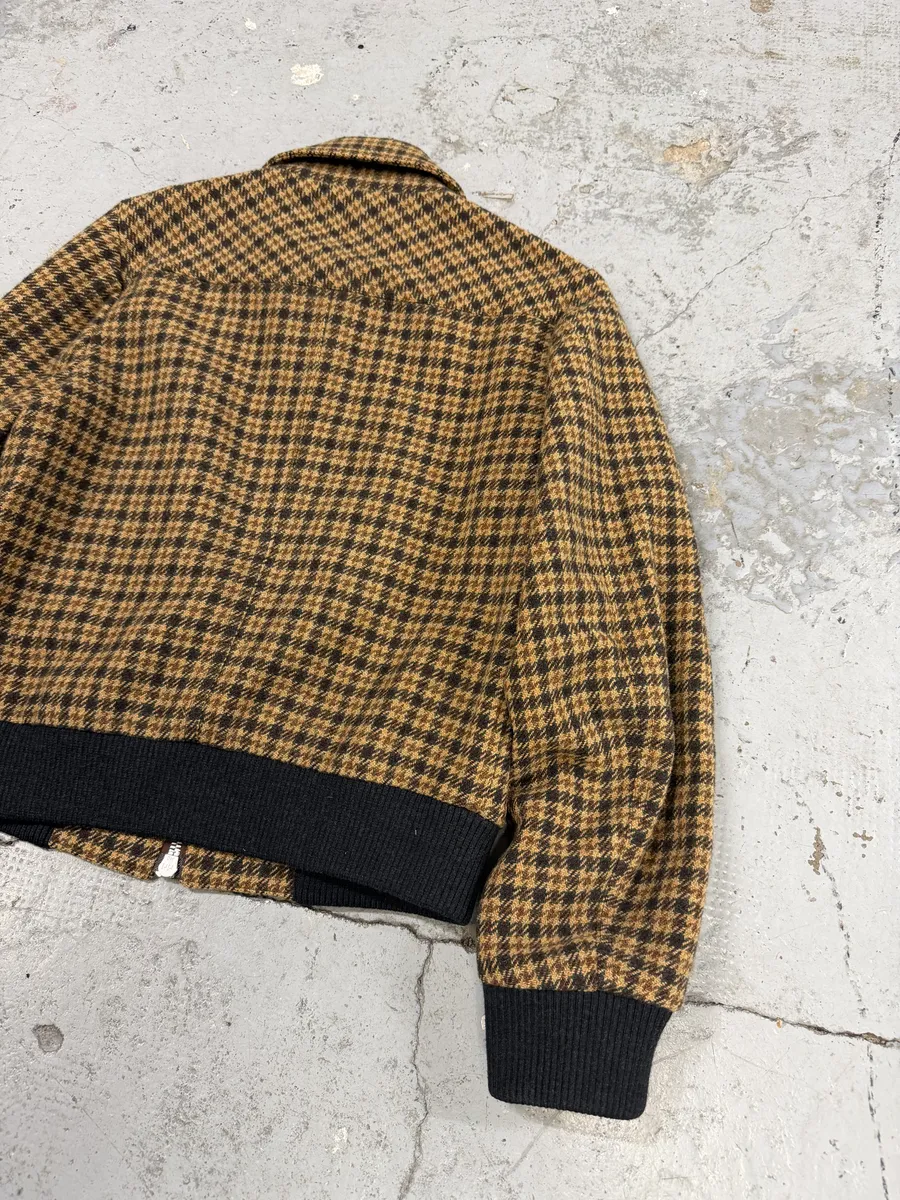 Dries Van Noten Wool Tartan Camel Jacket - Image 12