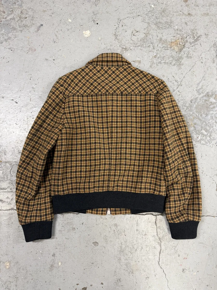 Dries Van Noten Wool Tartan Camel Jacket - Image 2