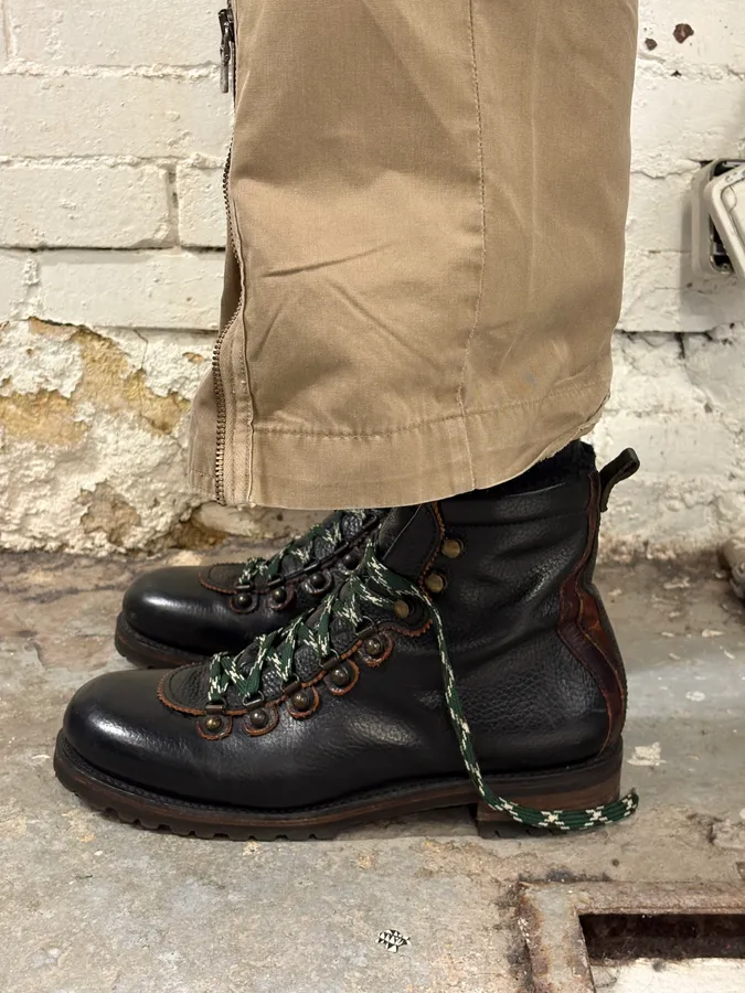 Dsquared2 Black Leather Hiking Boots - Image 5
