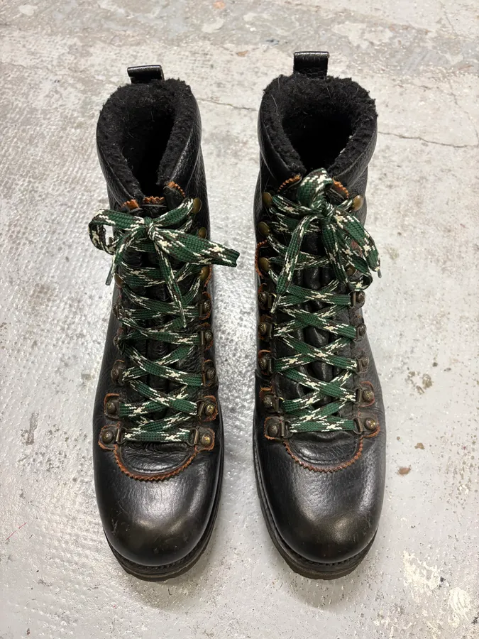 Dsquared2 Black Leather Hiking Boots - Image 6