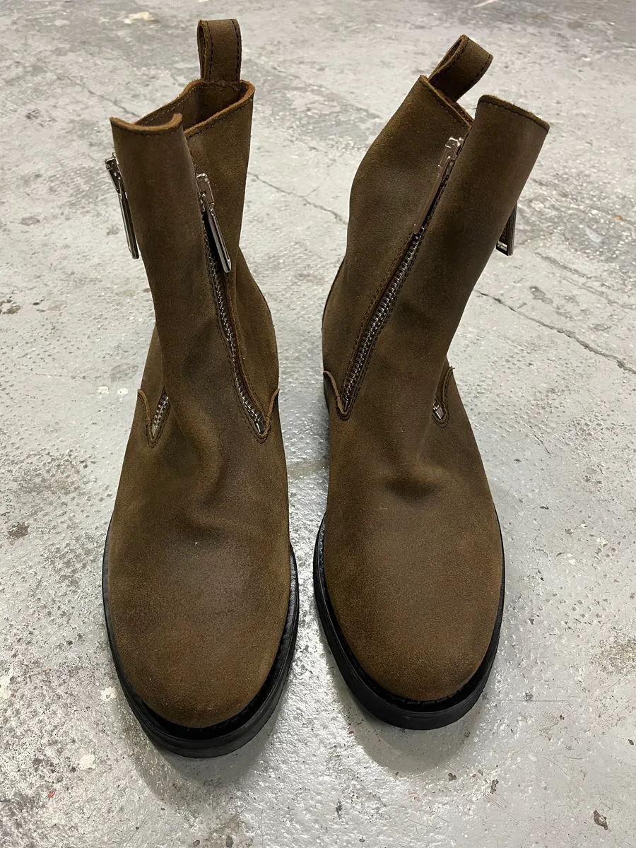 DSquared2 Brown Side Zips Chelsea Boots - Image 2