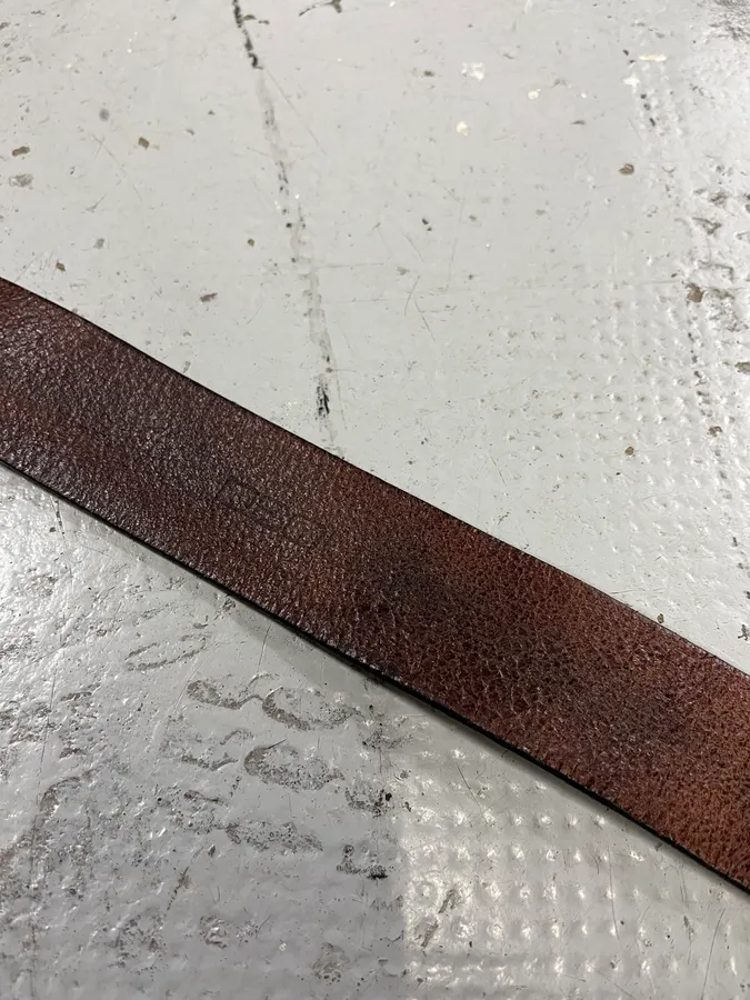 Dsquared2 Lord Gothic Brown Leather Belt - Image 8