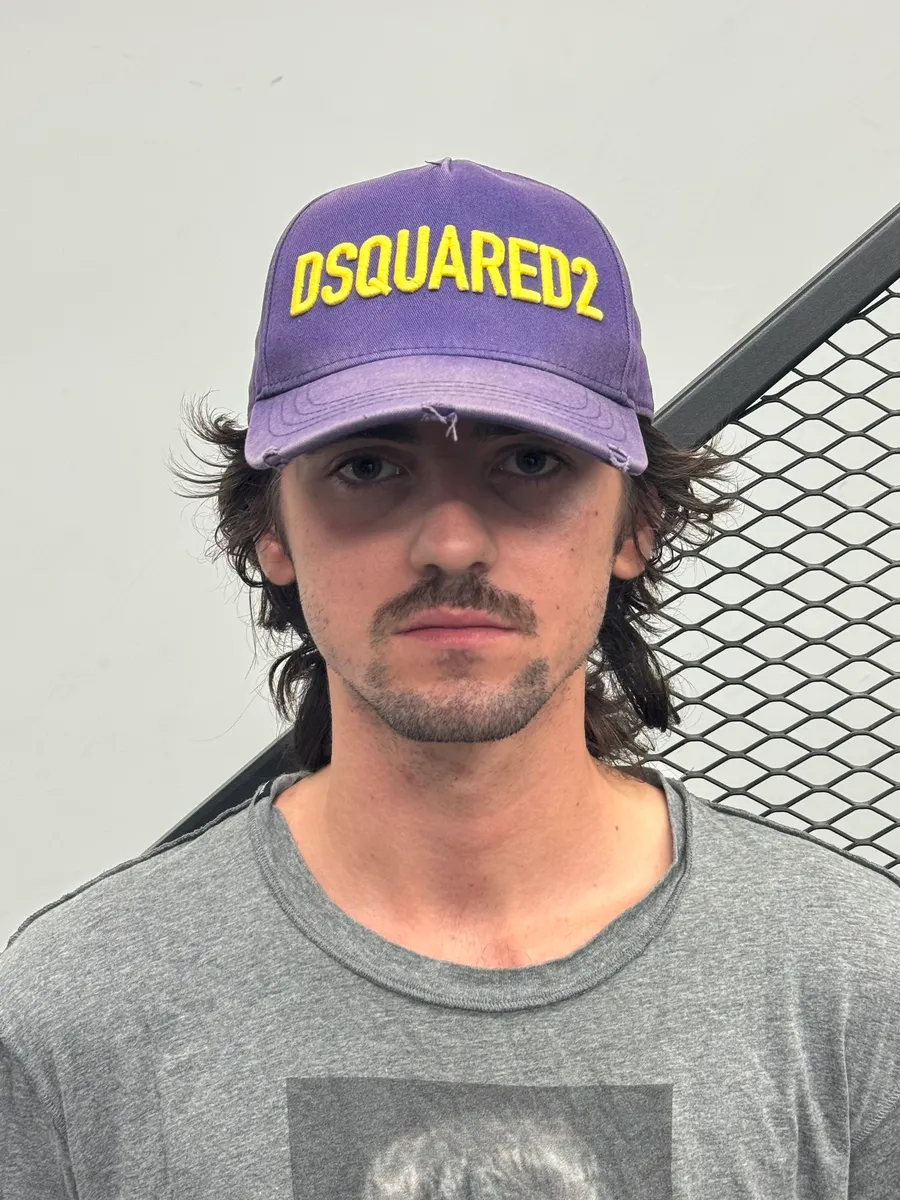 Dsquared2 Propaganda Yellow & Purple Cap - Image 2