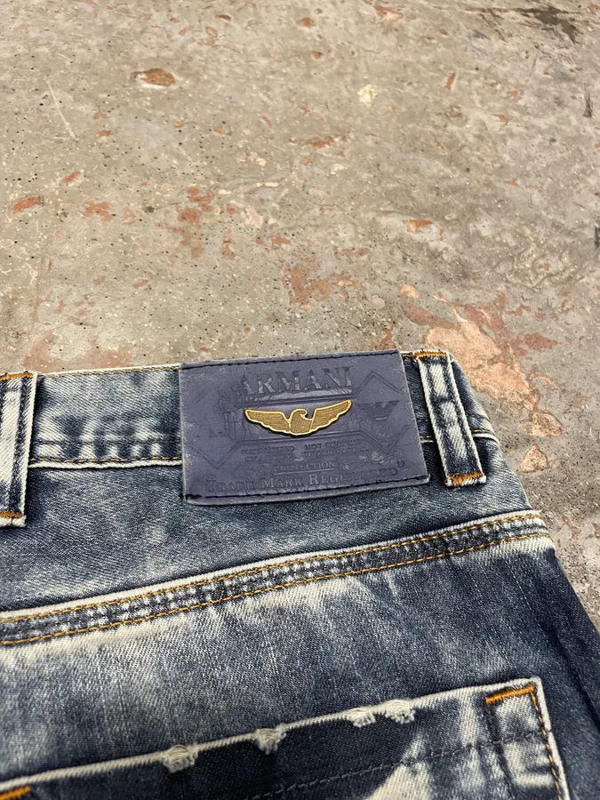 Emporio Armani Faded Blue Denim Jeans - Image 10